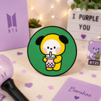 BT 21 Inspired Boba Coasters