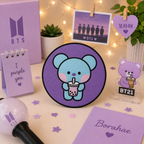 BT 21 Inspired Boba Coasters