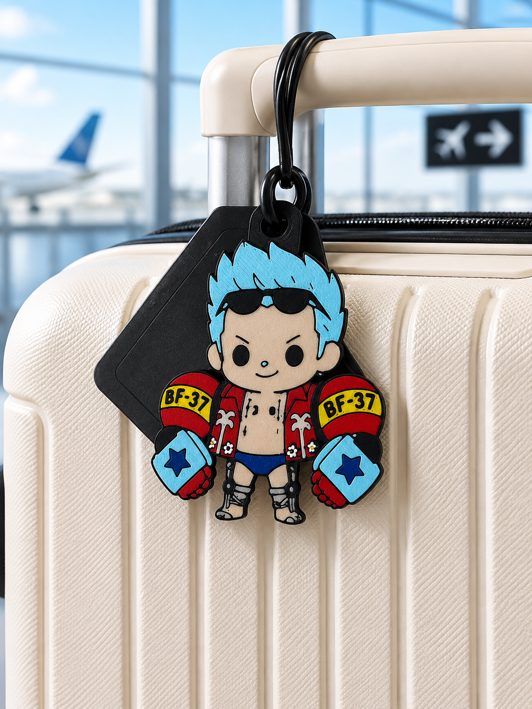 One Piece Inspired Luggage Tag