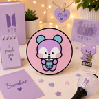 BT 21 Inspired Boba Coasters