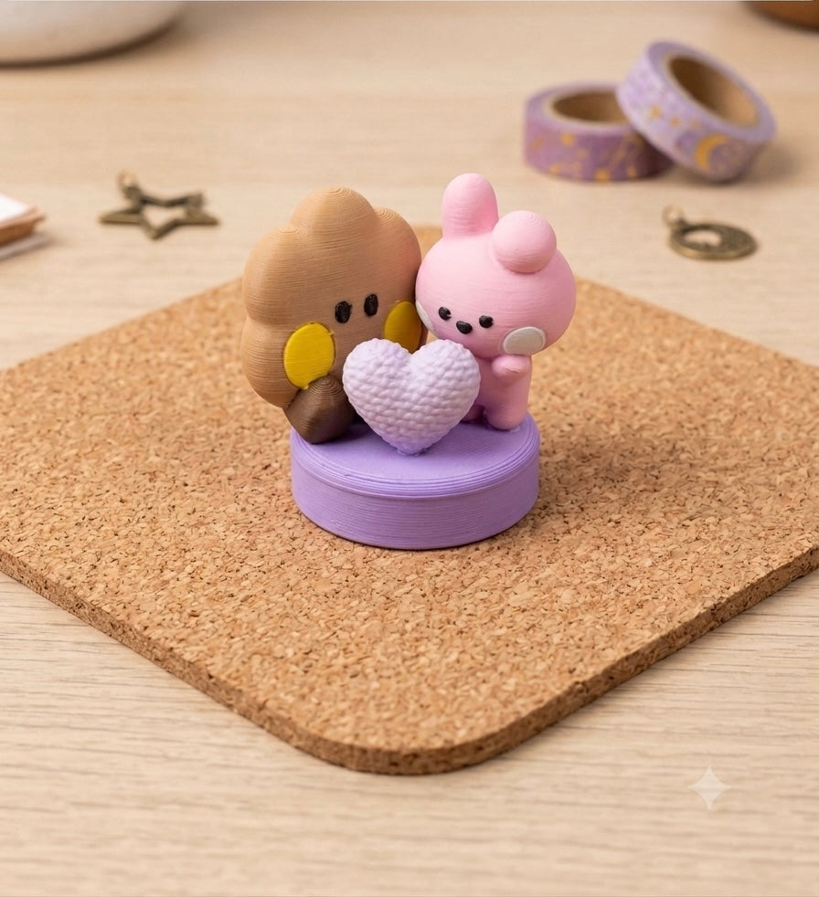BTS BT21 Lightstick Topper V4 (2 members)