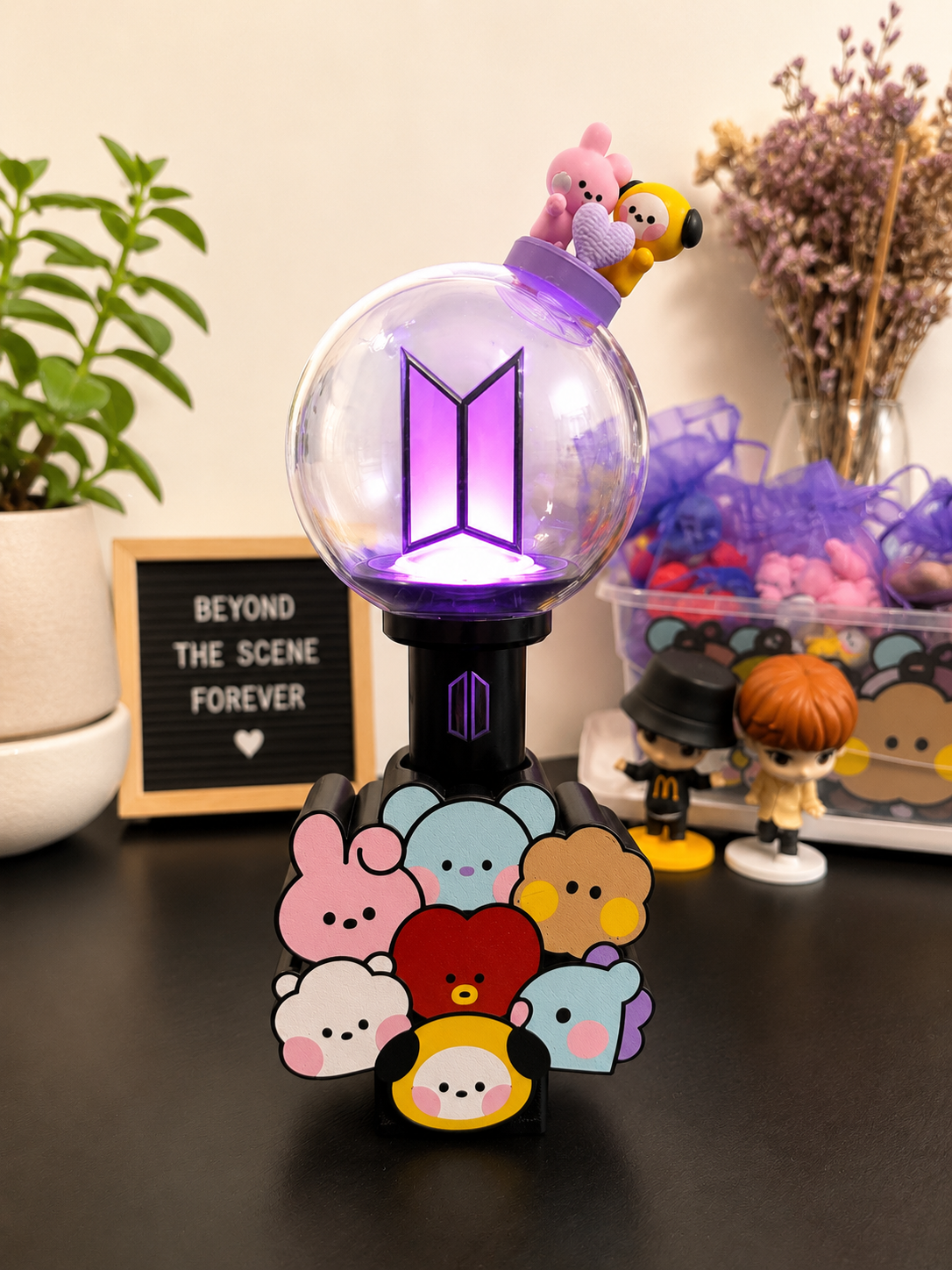BT 21 Inspired Lightstick Holder