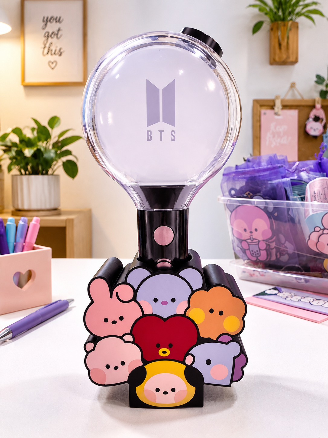 BT 21 Inspired Lightstick Holder
