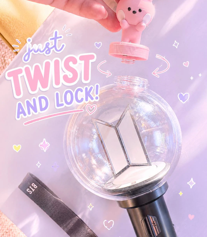 BTS BT21 Inspired Lightstick Topper V4